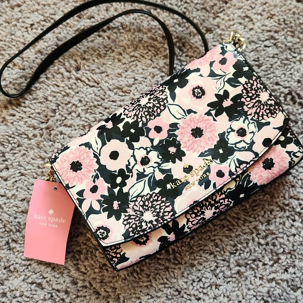 NWT Kate Spade ♠️ dahlia floral crossbody - Picture 7 of 7